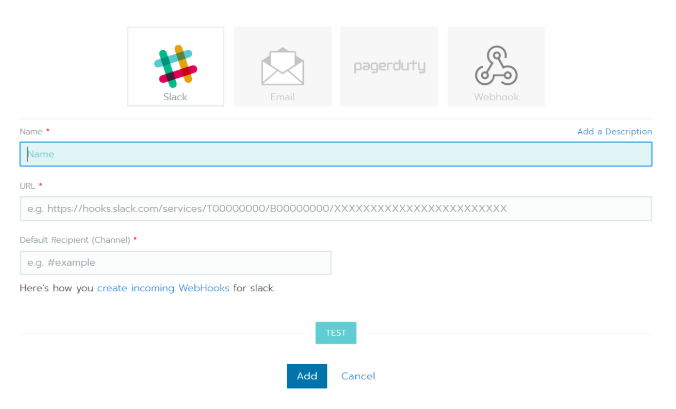 Configure notifiers