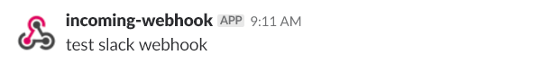 Incoming Webhook