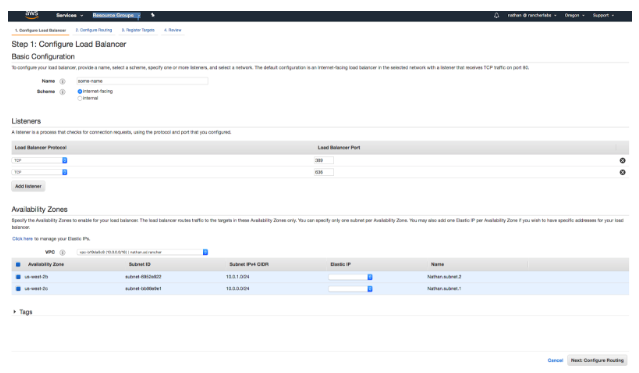 Configure Load Balancer