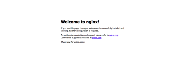 Welcome to Nginx