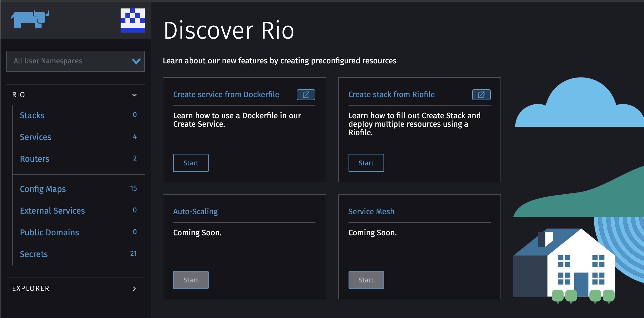 image of rio dashboard