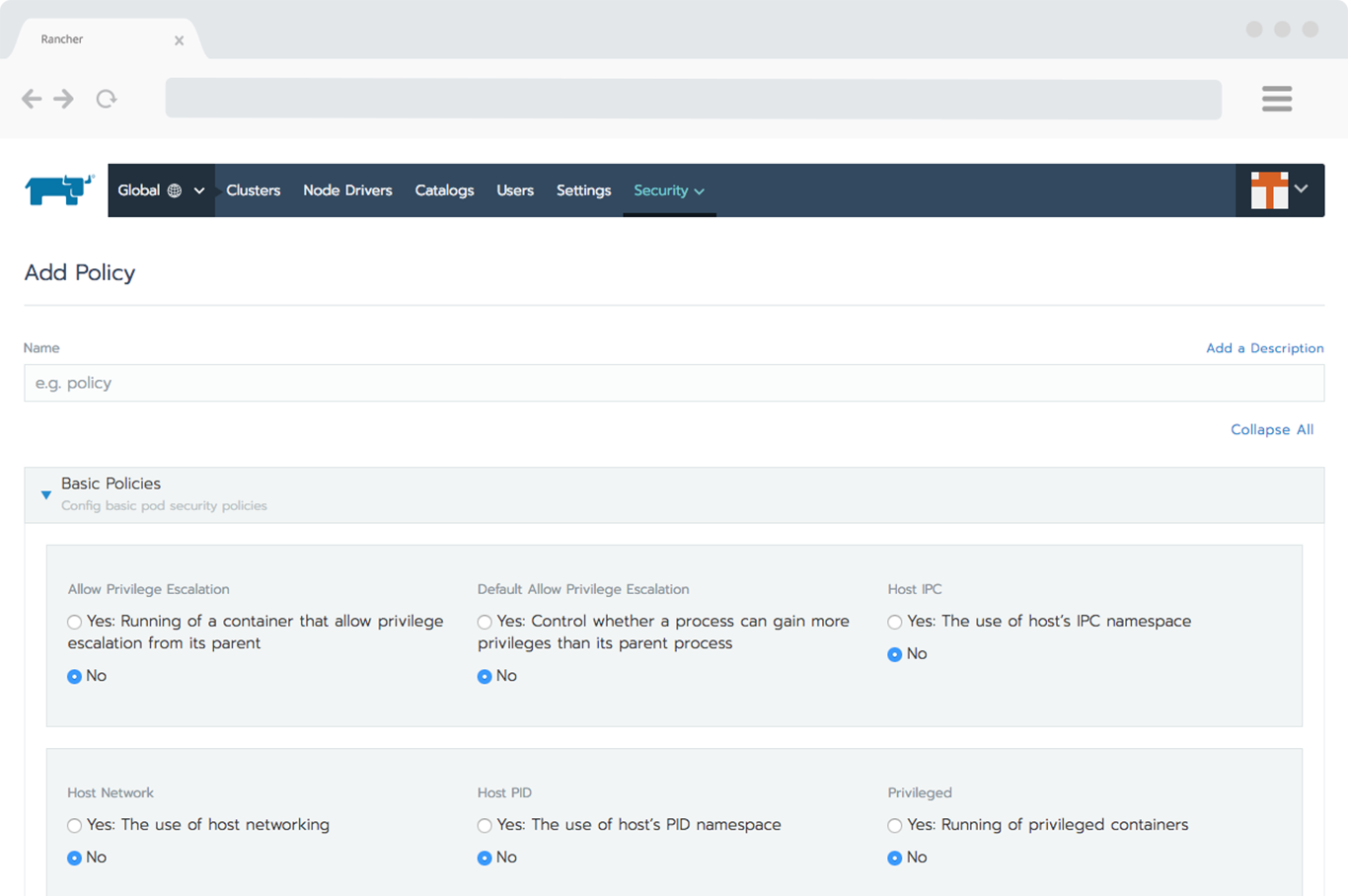 Centralized Policy Management